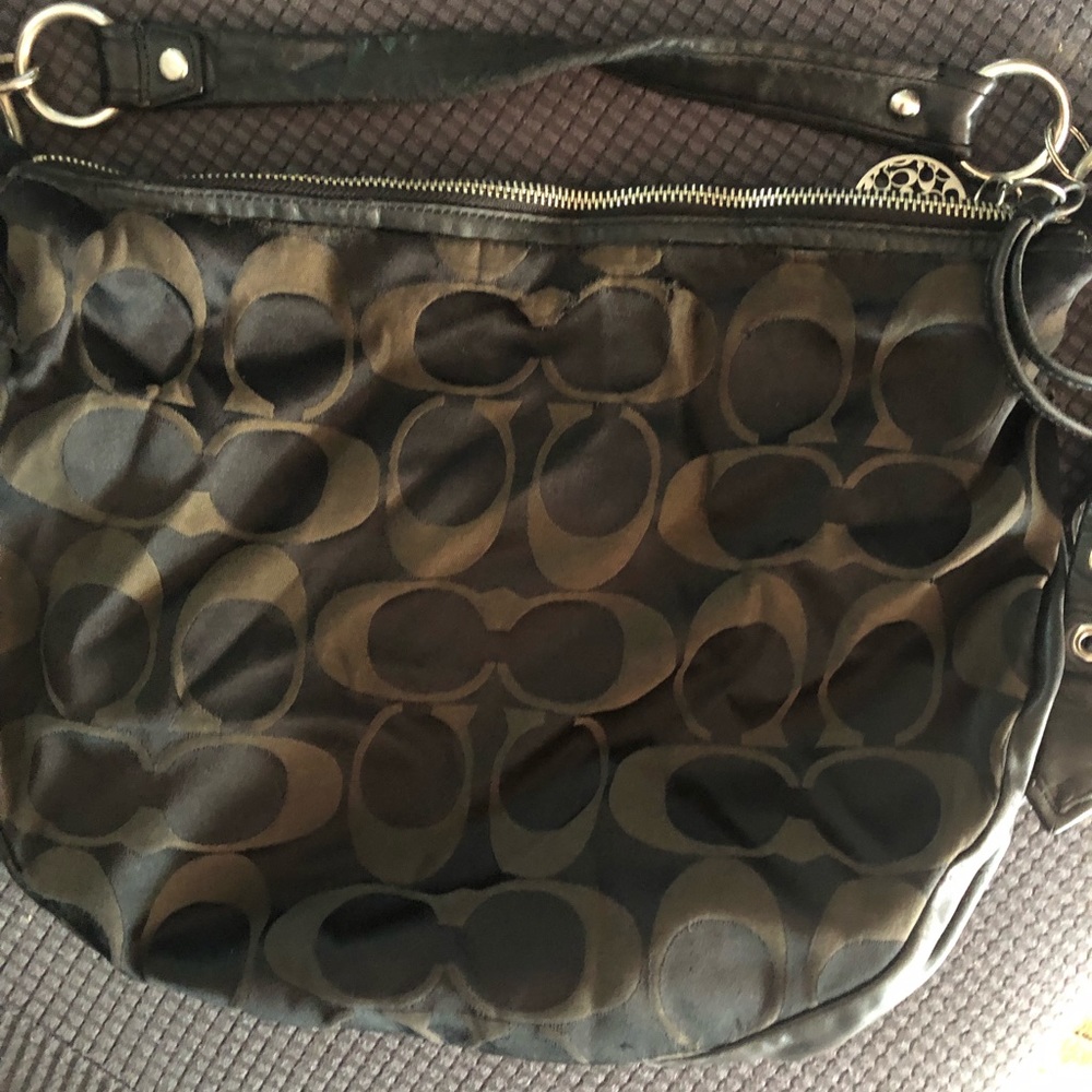 Black coach bag